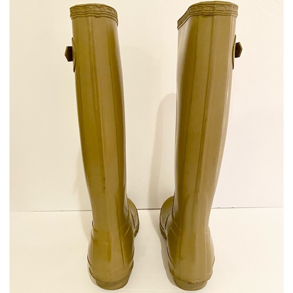 Hunter Original Tall Boots in Cafe Latte - Picture 7 of 12